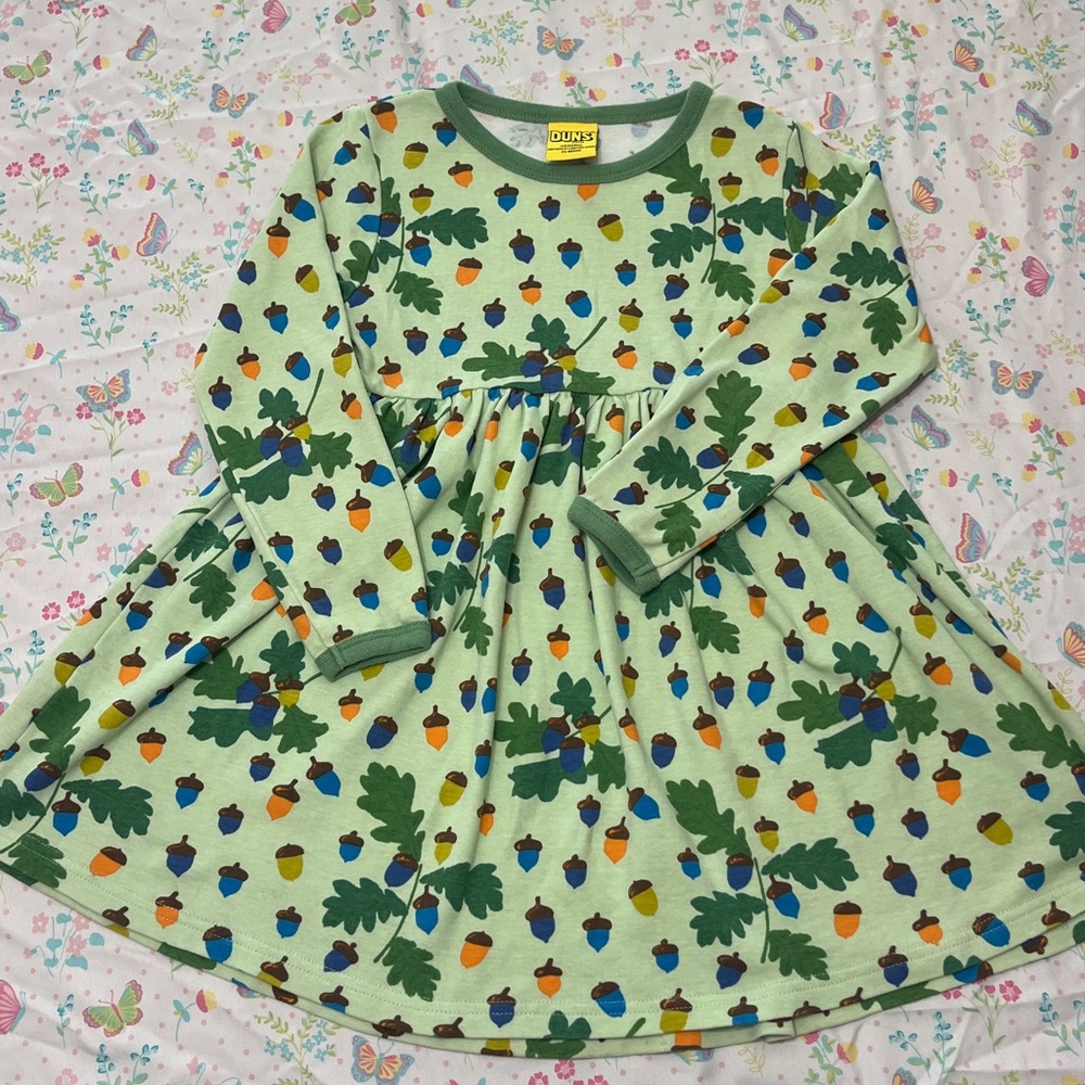 Colorful Acorn Patterned Dress